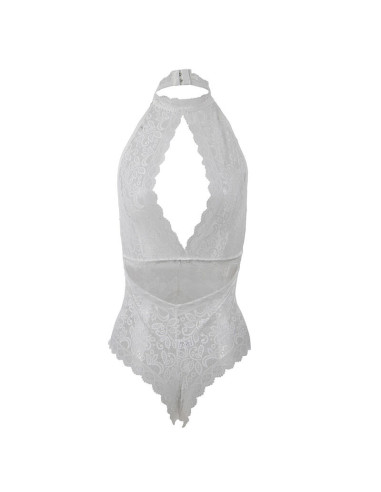 SUBBLIME - 953867 LACE BODYSUIT WHITE L-XL
