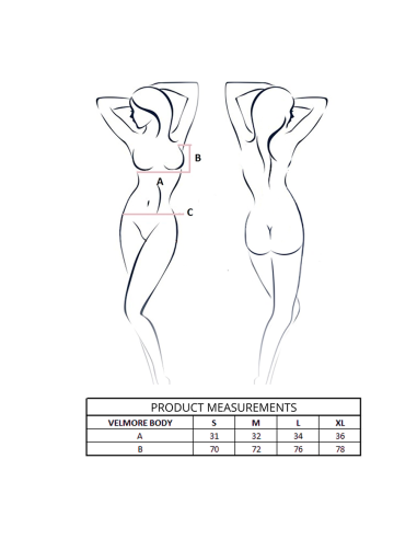 PASSION - VELMORE BODY BLUE S-M