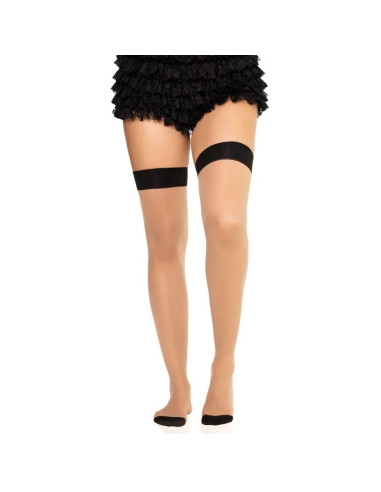 LEG AVENUE - 1963 SPANDEX BACKSEAM STOCKINGS BLACK - ONE SIZE