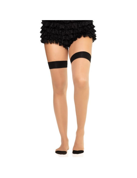 LEG AVENUE - 1963 SPANDEX BACKSEAM STOCKINGS BLACK - ONE SIZE