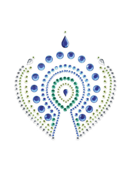 BIJOUX – INDISCRETS FLAMBOYANT BLUE ir GREEN