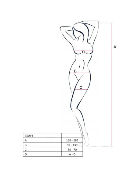 AISTRA - MOTERIMS BS034 KNIGHTSTOCKING BLACK, JUODA, VIENAS DYDIS