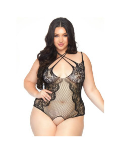 LEG AVENUE - CROTHLESS TEDDY 1X-2X