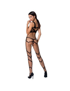 PASSION - WOMAN BS058 BODYSTOCKING BLACK ONE SIZE 2