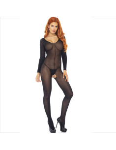 LEG AVENUE - BODYSTOCKING LONG SLEEVE BLACK 2