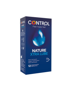 CONTROL - ADAPTA NATURE EXTRALUBE PREZERVATYVAI, 12 VIENETŲ