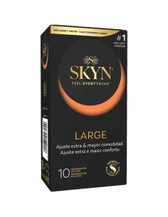 SKYN - DIDELI PAPILDOMO REGULIAVIMO PREZERVATYVAI, 10 VIENETŲ
