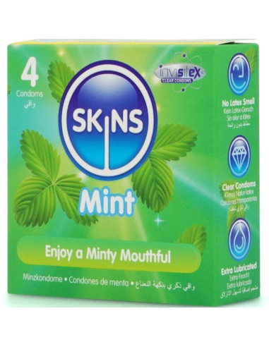 SKINS - MINT PREMIUM CONDOMS PACK 4