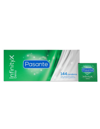 PASANTE - DELAY INFINITY CONDOMS BOX 144 UNITS