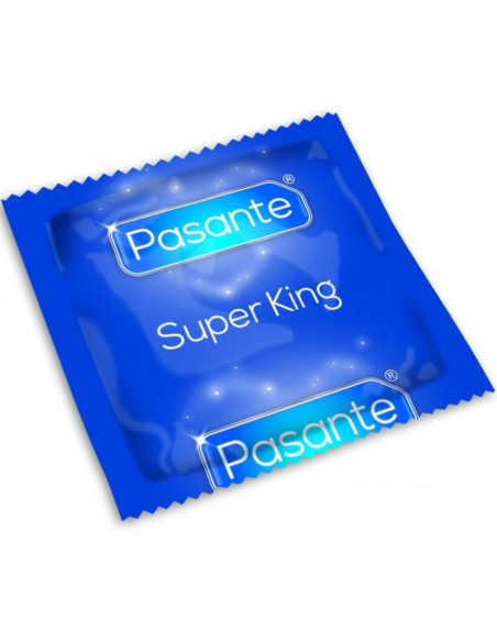 PASANTE - PREZERVATYVAI SUPER KING DYDŽIO MAIŠELYJE, 144 VIENETAI