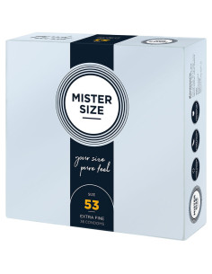 MISTER SIZE - PREZERVATYVŲ DYDIS M 53 MM (36 VIENETAI) 2