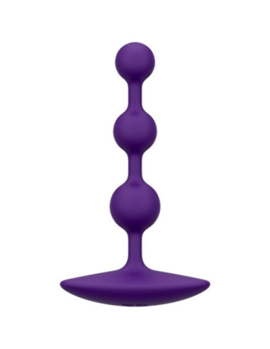 ROMP - AMP PURPLE FLEXIBLE SILICONE ANAL BEADS 12.5 CM PURPLE