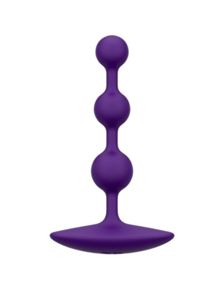 ROMP - AMP PURPLE FLEXIBLE SILICONE ANAL BEADS 12.5 CM PURPLE