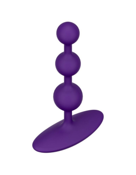 ROMP - AMP PURPLE FLEXIBLE SILICONE ANAL BEADS 12.5 CM PURPLE