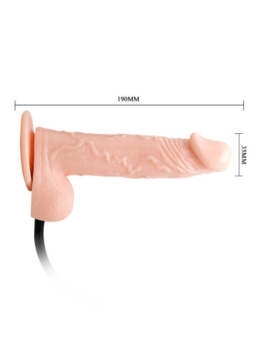 BAILE - REALISTINIS VIBRUOJAMAS IR PRIPUČIAMAS DILDO