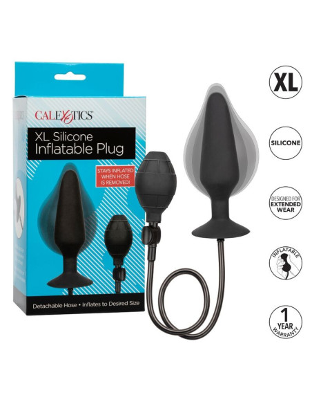 CALEXOTICS - XL dydžio pripučiamas silikoninis kaištis