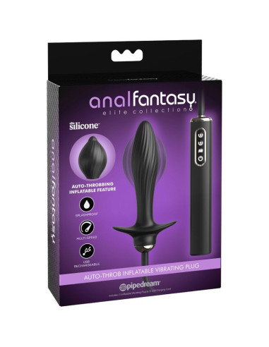 ANAL FANTASY ELITE COLLECTION - INFLATABLE PLUG and AUTO-THROB VIBRATOR
