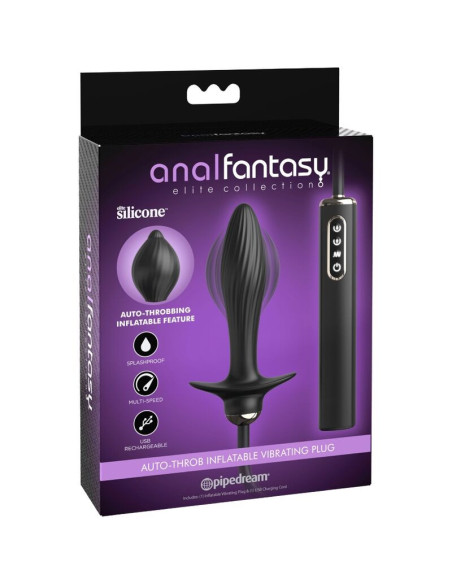 ANAL FANTASY ELITE COLLECTION - INFLATABLE PLUG and AUTO-THROB VIBRATOR