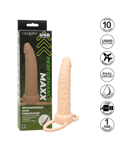 CALEXOTICS - ĮKRAUNAMAS PERFORMANCE MAXX DVIGUBO ĮSIGĖRIMO ĮRANGA ŠVIESIAI ODAI