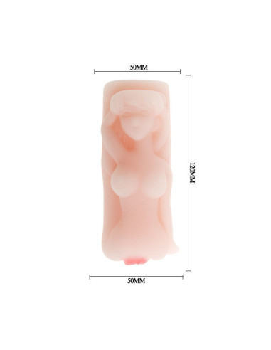 BAILE - TEMPTATION PASSION LADY WOMENS TORSO VYRIŠKAS MINI MASTURBADORIS