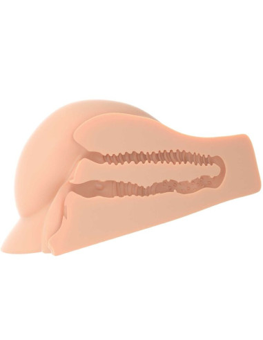 PDX PLUS - IDEALUS 10 DUAL BOOTY MASTURBATORIUS SU DVIGUBU ĮĖJIMU