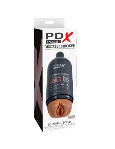 PDX PLUS - STROKER MASTURBATORIUS DISKRETIŠKO BUTELIO DIZAINO RAMINAMASIS ŠVEITIKLIS SALDAINIO ŠAMPŪNAS