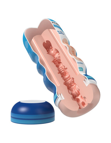 PRETTY LOVE - SHERRY VAGINA MASTURBATOR WITH SUCTION CUP AND INTERNAL TEXTURES