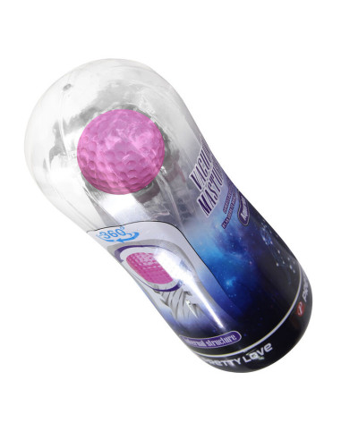 PRETTY LOVE - 360º TEXTURED MASTURBATION CUP CLEAR