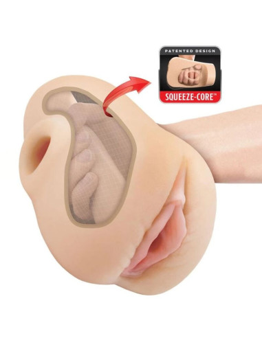 PDX PLUS - REALISTIC VAGINA PUSSY POUNDER SQUEEZE STROKER 18 CM
