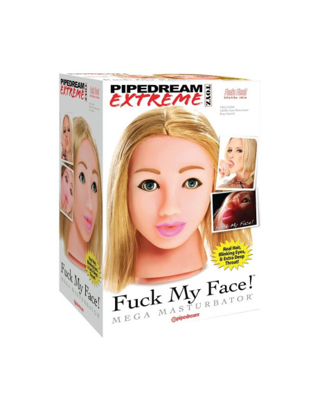 EXTREME TOYZ - IŠDULKINK MANE MEGA MASTURBATORIUS ŠVIESIAVEIDIS