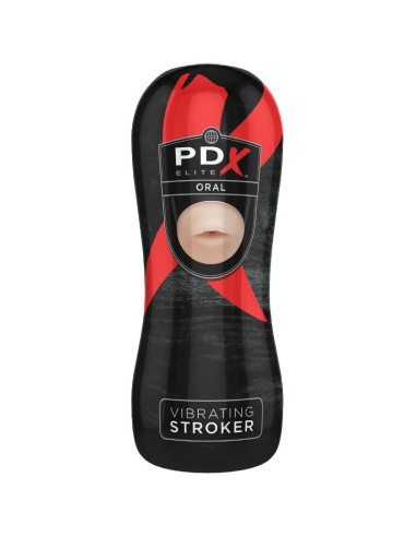 PDX ELITE - VIBRUOJAMAS BURNOS GLASTIKLIS