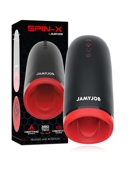 JAMYJOB - SPIN-X ŠILDANTIS IR SUKANTIS MASTURBATORIUS