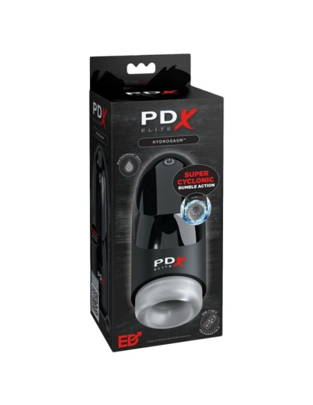 PDX ELITE - HYDROGASM CYCLONIC VIBRATING MASTURBATOR 20 CM