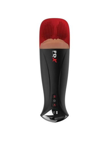 PDX ELITE - FAP-O-MATIC PRO XL AUTOMATIC VIBRATING STROKER BROWN 34.9 CM