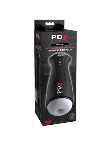 PDX ELITE - FAP-GASM CLEAR MALE MASTURBATOR WITH INTERMITTENT SUCTION