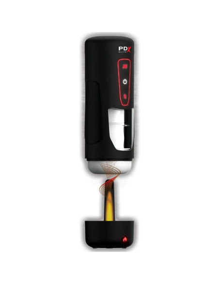 PDX ELITE - MILK ME HOTTER AUTOMATIC MASTURBATOR WITH THRUSTING AND HEAT EFFECT VIBRATION