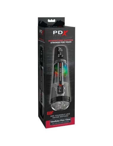 PDX ELITE - AUTOMATINIS VIEWTUBE MAX VIEW SU SKAIDRIA SIURBIMO ANTGALIU