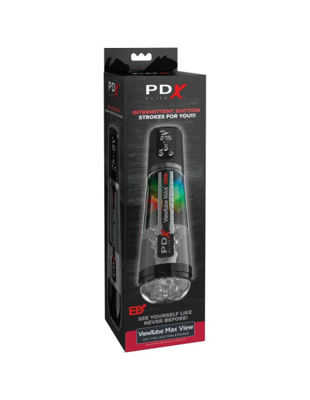 PDX ELITE - AUTOMATINIS VIEWTUBE MAX VIEW SU SKAIDRIA SIURBIMO ANTGALIU