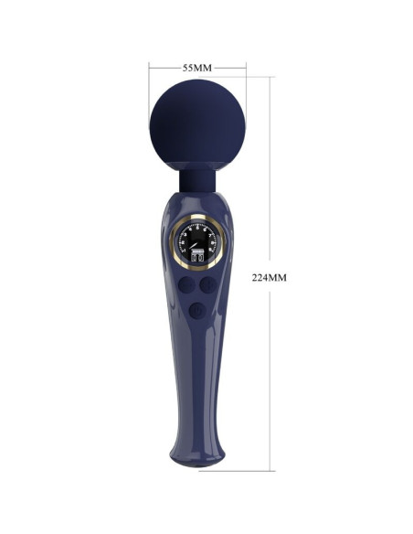 PRETTY LOVE - SKYLER VIBRATOR WAND BLUE