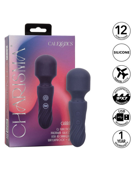 CALEXOTICS - CHARISMA CHARM MASSAGER 12 FUNCTIONS PURPLE