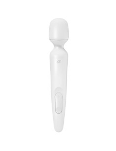 SATISFYER – vibruojantis masažuoklis „WAND ERLAND“, baltas