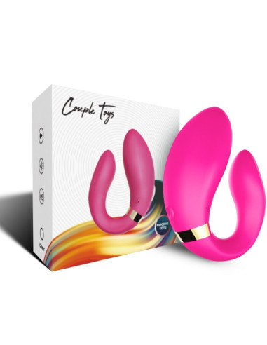 ARMONY - CRESCENT VIBRATOR FOR COUPLES REMOTE CONTROL FUCHSIA