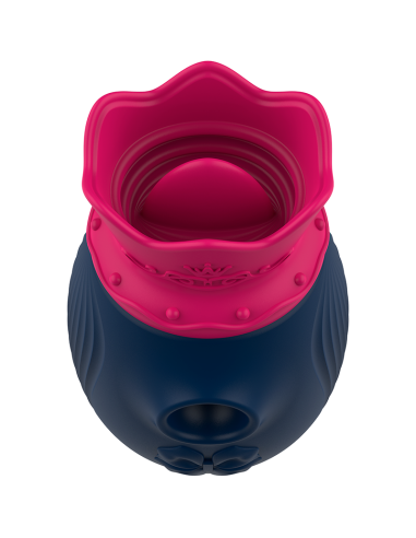 INTENSE - CLITORIS STIMULATOR 10 SUCTION AND LICKING MODES - BLUE