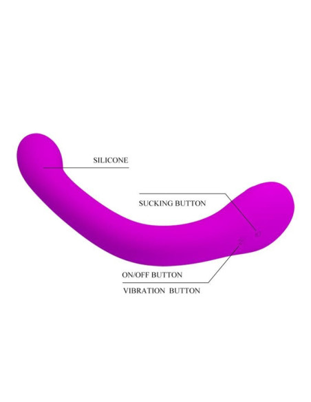 PRETTY LOVE - ALEX LILAC VIBRATOR AND CLITORAL SUCKER