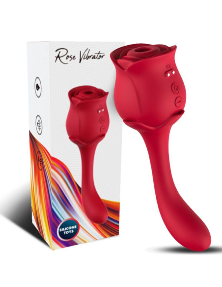 ARMONY - ROSELOVER CLITORIS SUCTION and STIMULATOR RED