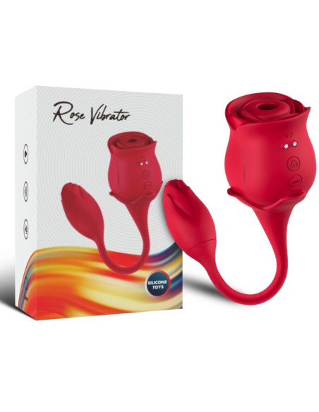 ARMONY - PINK CLITORIS SUCKER and VIBRATOR 10 MODES RED