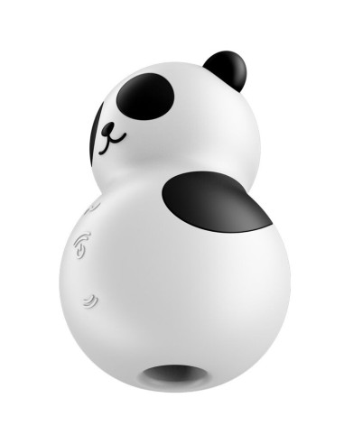 SATISFYER - KIŠENINIS PANDA STIMULIATORIUS IR VIBRATORIUS JUODA IR BALTA SPALVA