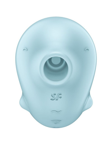 SATISFYER - SASSY SEAL STIMULATOR and VIBRATOR BLUE