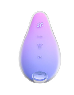 SATISFYER - UNDINĖS VIBRAVIMO STIMULIATORIUS IR VIBRATORIUS VIOLETINIS IR ROŽINIS 2