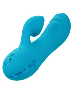 CALEXOTICS - „SUNSET BEACH SEDUCER“ VIBRATORIUS IR STIMULIATORIUS, 10 FUNKCIJŲ, MĖLYNAS